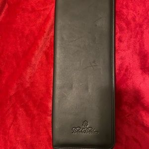Brooks Brothers leather tie case.